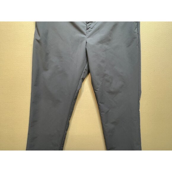 Banana Republic Men's Tech Chino Pants Slim Fit Flat Front Sz 38x30 Gray Stretch - Picture 7 of 13